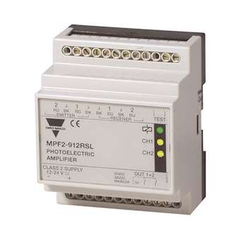 Amplificateur cellules MPF 2 voies 12/24V test/ c. fermeture|Carlo gavazzi-CGPMPF2-912RSL