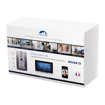 pack 1 XE VIDEO 1B, 1 XE MONITOR, 1 Switch 8 ports dont 4 PoE+, 2 ext castelsip|Castel-CST590.8900