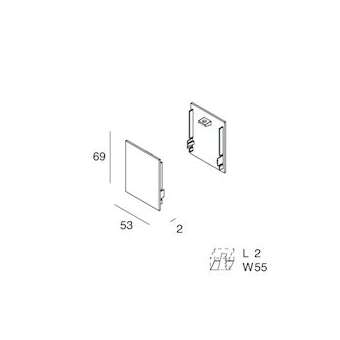 HERO: EMBOUTS NOIR (2 PIECES)|Novalux-NLX108684.02