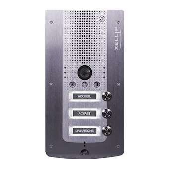 Portier audio video Full IP/SIP 3 boutons d'appel conforme loi Handicap PoE|Castel-CST590.2200