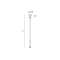 HERO : CABLE DE SUSPENSION POUR DEBUT ET FIN DE LIGNE (1 PIECE)
