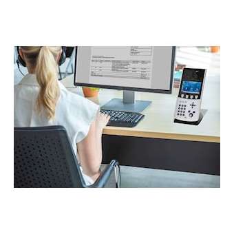 Poste bureau avec écran TFT tactile avec caméra, réception audio vidéo, alim PoE|Castel-CST500.2600