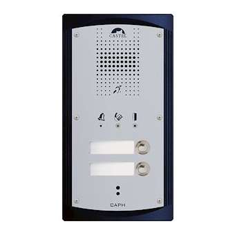 Portier audio 2 boutons d'appel conforme loi Handicap|Castel-CST660.0100