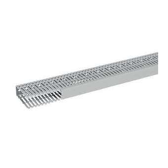 Goulotte Segma 40mmx100mm - Pas de 6mm à 6,5mm - 1 couvercle - Longueur 2m - PVC|Planet wattohm-PLW21171