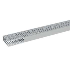 Goulotte Segma 40mmx100mm - Pas de 6mm à 6,5mm - 1 couvercle - Longueur 2m - PVC|Planet wattohm-PLW21171