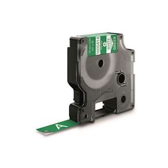 Ruban Vinyle coloré 12 mm x 5,5 m Blanc/Vert|NWL France-DYM1805414