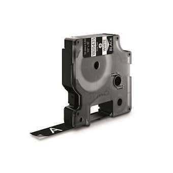 Ruban Vinyle coloré 12 mm x 5,5 m Blanc/Noir|NWL France-DYM1805435