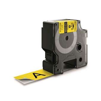 Ruban Vinyle coloré 24 mm x 5,5 m Noir/Jaune|NWL France-DYM1805431