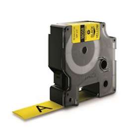 Ruban thermorétractable 19 mm x 1,5 m Noir/Jaune|NWL France-DYM18058