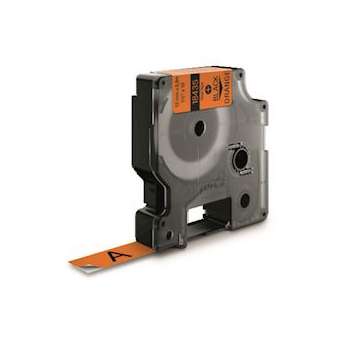 Ruban Vinyle coloré 12 mm x 5,5 m Noir/Orange|NWL France-DYM18435