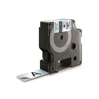 Ruban permanent polyester 19 mm x 5,5 m Noir/Transparent|NWL France-DYM622290