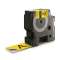 Ruban nylon 24 mm x 3,5 m Noir/Jaune