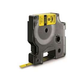 Ruban thermorétractable 6 mm x 1,5 m Noir/Jaune|NWL France-DYM18052