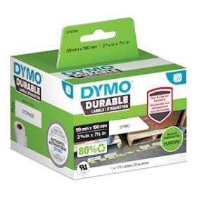 Dymo Labelwriter étiquettes DURABLE, plastiques blanc 59 x 190mm|NWL France-DYM2112288