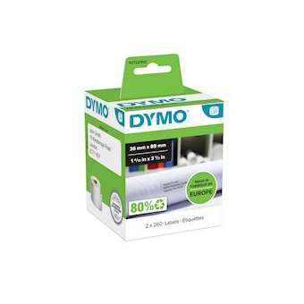 Dymo Labelwriter grandes étiquettes d'adresse autocollantes, 36mmx89mm|NWL France-DYMS0722400