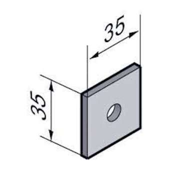 Carré 35x35, pour C35x35, Gamme SU 35, EZ|Niedax France-NDX019700