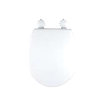 Abattant WC TISSOT PRO BOIS COMPRESSE modele Marine Blanc|Olfa-OL47MA0001