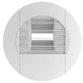 Bouche hygroréglable salle de bains 10-40 D80 mm|S&P France ( Unelvent )-UNE850195