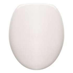 Abattant WC TISSOT PRO THERMODUR modele RD'2 Blanc CHARNIERES FIXE INOX|Olfa-OL47RD9001D