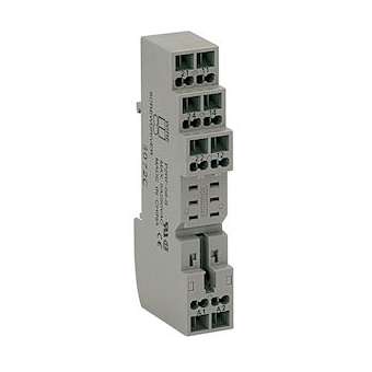Socle 8 broches, bornes à ressort, 5a, 250v, pour h3rn-2, g2r-2-sn|Omron electronics-OMRP2RF-08-S