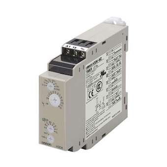22,5 mm, multiplage, 8 fonctions, multitension 24-240 vc.a./c.c., 1 x temporisé|Omron electronics-OMRH3DK-M224-240VAC-DC