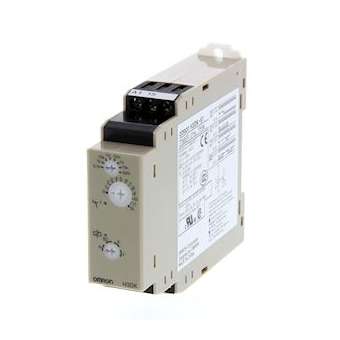 22,5 mm, multiplage, 4 fonctions, multitension 24-240 vc.a./c.c., 1 x temporisé,|Omron electronics-OMRH3DK-S124-240VAC-DC
