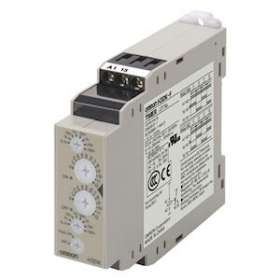 22,5 mm, multiplage, clignottement, temps réglable séparément, multitension 24-2|Omron electronics-OMRH3DK-F24-240VAC-DC