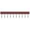 Accessoire pour g2rv-sr/g3rv-sr peigne 10 broches rouge