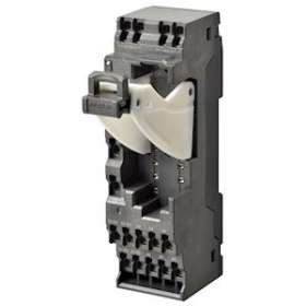 Socle pour relais g7sa 6 pôles, montage rail din, 14 connecteurs, bornes push-in|Omron electronics-OMRP7SA-14F-ND-PU24VDC