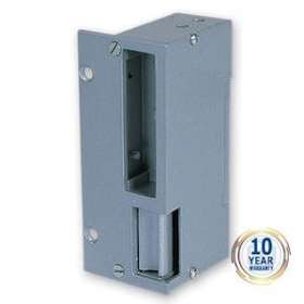 Gâche applique réversible verticale 120mm 2 temps émission 12V AC/DC|CDVI-CDAGARVT12