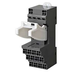Socle, rail din / montage en surface, 31mm, 14 broches, borne push-in|Omron electronics-OMRPYF-14-PU