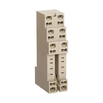 Socle 8 broches, bornes ressort, 10a250v pour my-2, h3yn-2|Omron electronics-OMRPYF08S