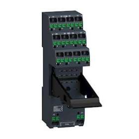 RXZ push-in socket with clamp, separate contact, for RXM2/RXM4 relays|Schneider Electric-SCHRXZE14P