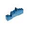 Support 10A 250V séries 4051, 4052, 4061,bleu, étrier métal, à cage