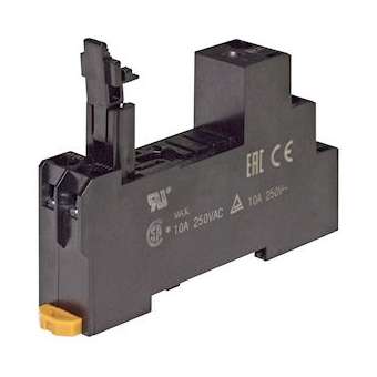 Socle, montage sur rail din/en surface, 5broches, bornes enfichables|Omron electronics-OMRP2RFZ-05-E