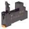 Socle, montage sur rail din/en surface, 5broches, bornes enfichables