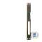 Gâche symétrique émission 1 temps 10/24V AC/DC 67mm + têtière inox