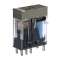 Relais compact, plaque d'identification, del, 24vcc, 2rt, 5a, socle