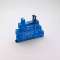 Support 10A 250V 220 à 240V AC/DC, pour séries 4452 ou 4161, bleu, à cage
