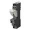 Socle, rail din / montage en surface, 15.5mm, 5 broches, borne push-in