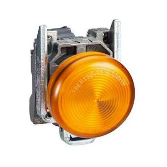 Harmony XB4 - voyant lumineux BA9s - D22 - orange - direct 250V max - vis étrie|Schneider Electric-SCHXB4BV65