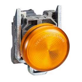 Harmony XB4 - voyant lumineux BA9s - D22 - orange - direct 250V max - vis étrie|Schneider Electric-SCHXB4BV65