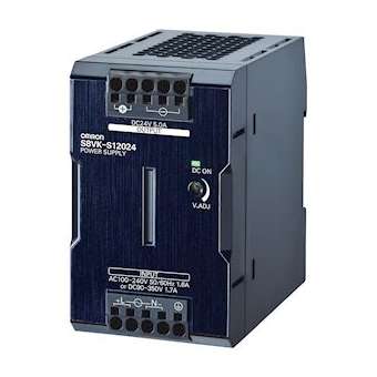 Alimentation compacte push-in, 120w, 24vdc, 5a, rail din, revêtue|Omron electronics-OMRS8VK-S12024