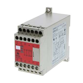 Unité de relais de sécurité, 45mm, 24vca/vcc, 3 sorties 5a, à visser|Omron electronics-OMRG9SA-301AC-DC24