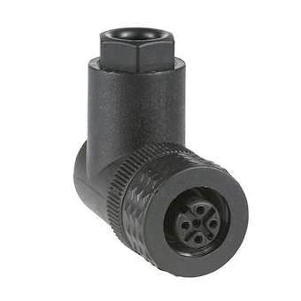 OsiSense XZ - connecteur nu femelle - M12 - 4 broches - coudé - PE Pg 7|Schneider Electric-SCHXZCC12FCP40B