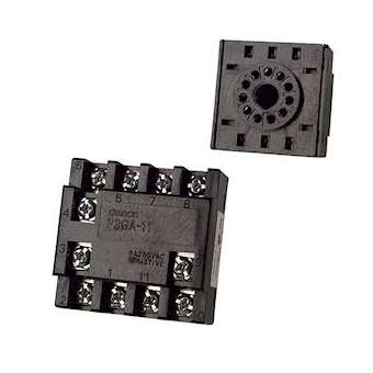 Socle 11 broches pour minuterie ou compteur, bornes à visser|Omron electronics-OMRP3GA-11