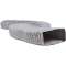 Gaine souple PVC rectangulaire renforcée, dimensions 90 x 45 mm, longueur 6 m