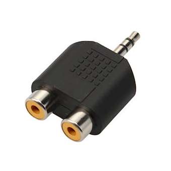 Adaptateur Jack 3.5mm M / 2 x 1 RCA F|Erard-EAD1751