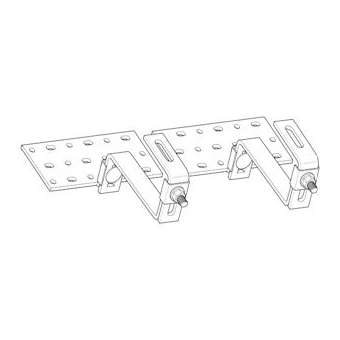 Colis 4 crochets tuile V-SYS sur toiture ligne de base|Cetih Carquefou-SYVQ11L1TG