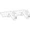 Colis 4 crochets tuile V-SYS sur toiture ligne de base